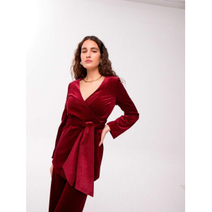 JACK GRANA - TRAJE TERCIOPELO GRANA (2 PIEZAS)