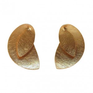 Pendientes dos hojas